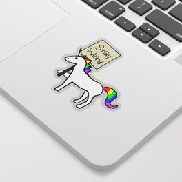 Stay Weird, Unicorn Sticker