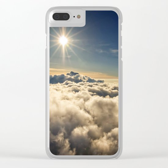 clouds (Above The Heavenly Clouds) Clear iPhone Case