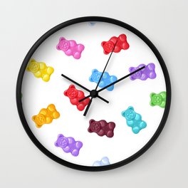 Gummy Bears Candy Wall Clock