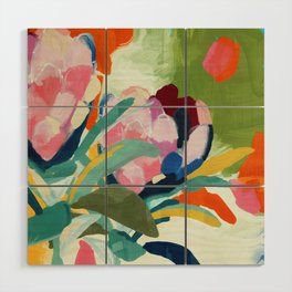 floral blossom Wood Wall Art