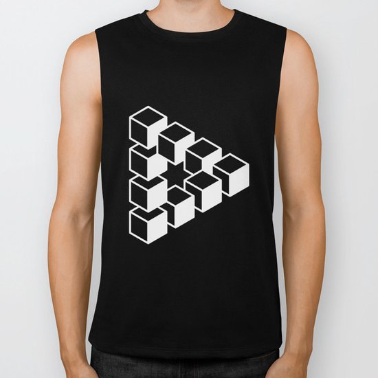 Optical Illusion Biker Tank