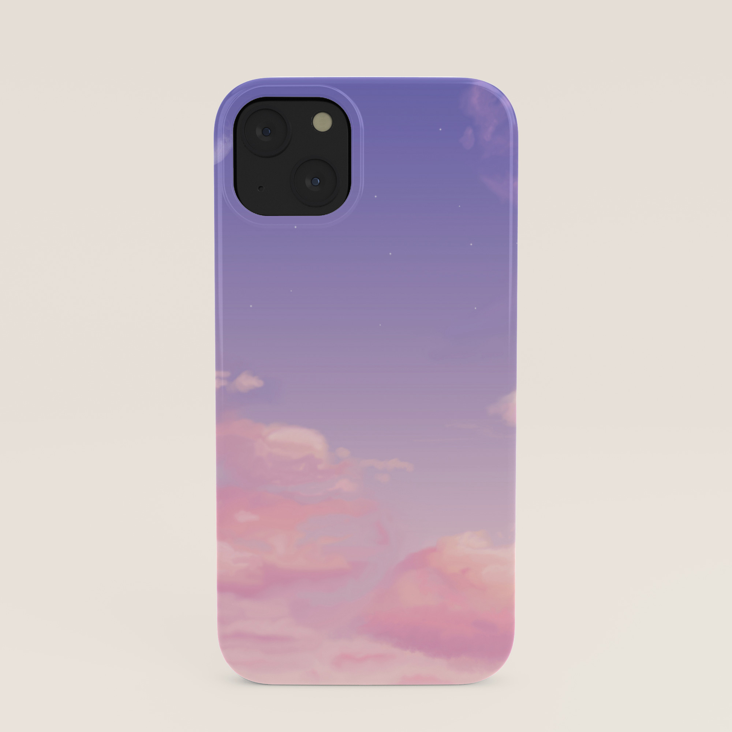 Sky Purple Aesthetic Lofi Iphone Case By Trajeado14 Society6