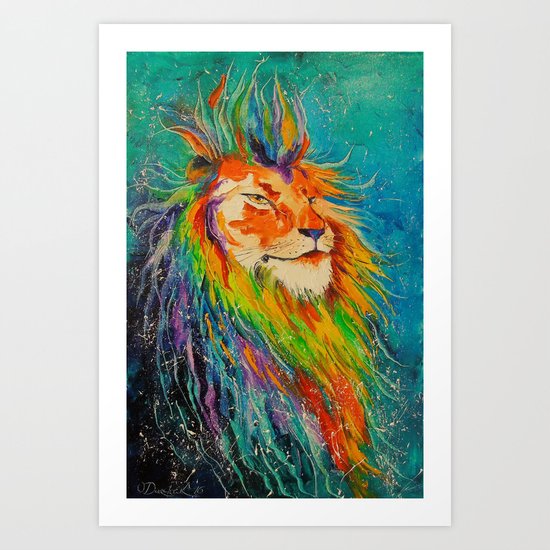 The lion king Art Print