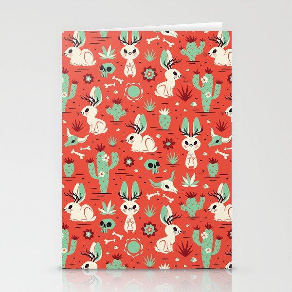 Cryptid Cuties: The Jackalope Stationery Cards