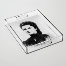 Empress Elisabeth of Austria Portrait Acrylic Tray