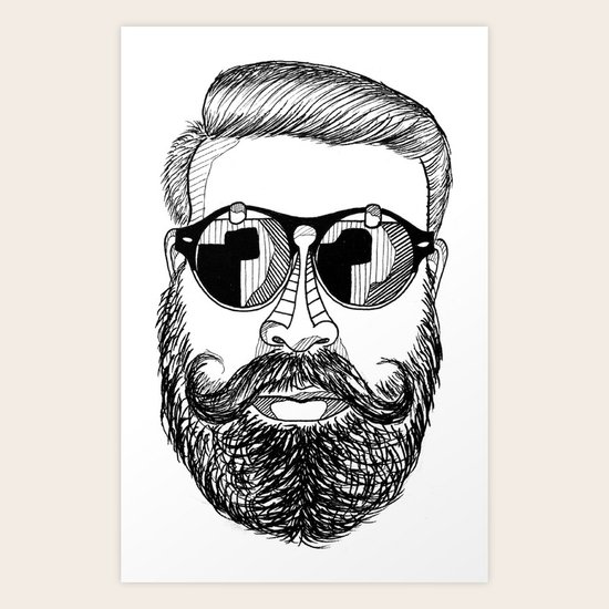 MENSUNGLASSES Art Print