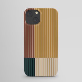 Color Block Line Abstract XV iPhone Case