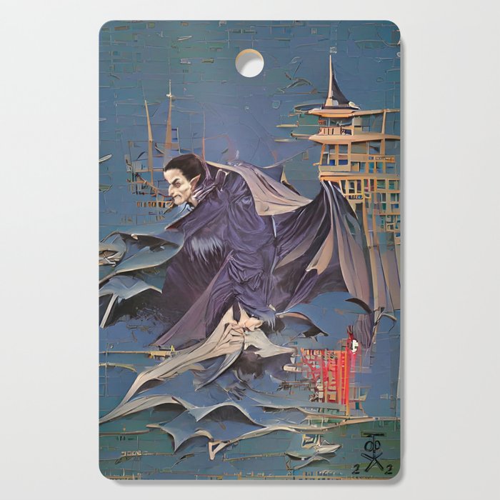 Dracula in Japan Cutting Board