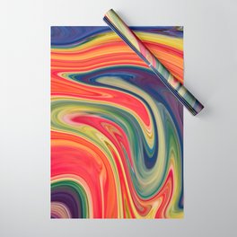 Colored Swirls 13 Wrapping Paper