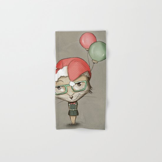 Christmas Fox Hand & Bath Towel