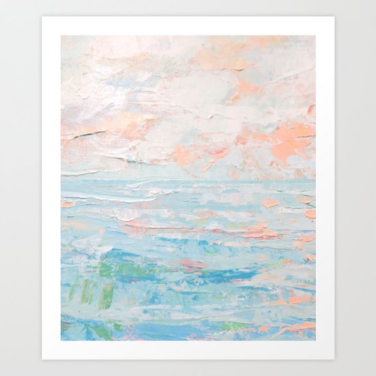 Ocean Tides Detail Art Print