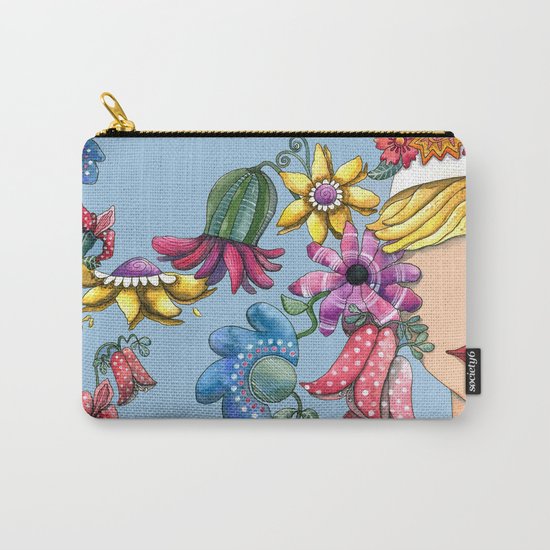 I Love the Flower Girl Carry-All Pouch