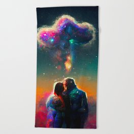 Colorful visions. Beach Towel