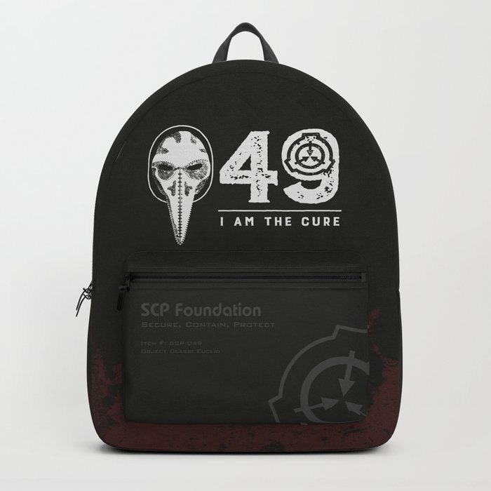 SCP-049 Plague Doctor SCP Foundation - I Am The Cure Backpack