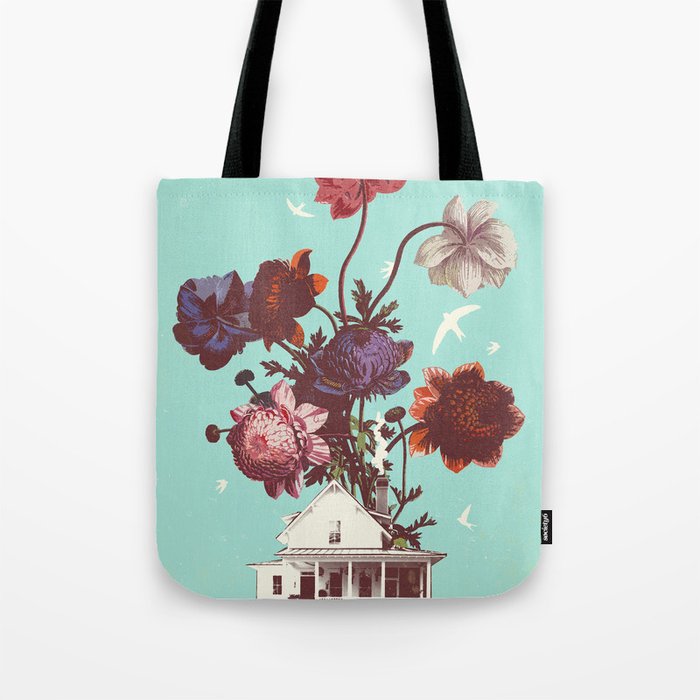 FLOWER HOUSE Tote Bag