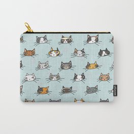 Cats crowd. That's all it is about Carry-All Pouch