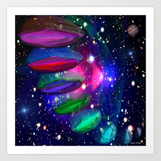 Intergalactic Invasion Art Print