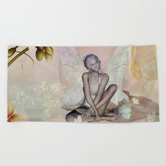 Beautiful fairy Beach Towel