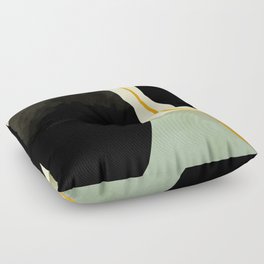 shapes organic mid century modern Floor Pillow