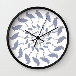 Circulating Shoebill Wall Clock | Graphicdesign, Circles, Shoebills, Amcgmart, Digital, Shoebill, Amcgm, Birds 