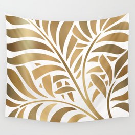 Art Deco Gold Leaf  Wall Tapestry