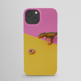 Dinos Like Donuts iPhone Case