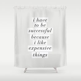Typography Shower Curtains Society6