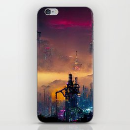 Postcards from the Future - Nameless Metropolis iPhone Skin
