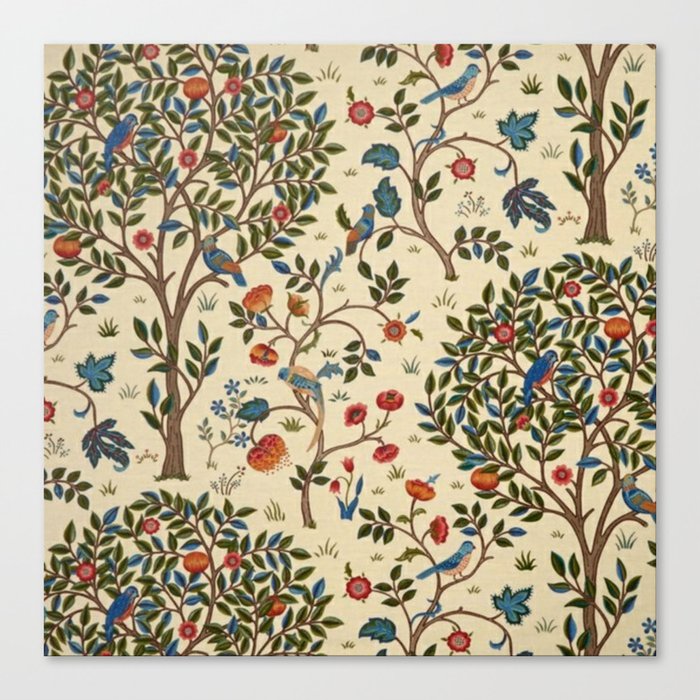 William Morris Kelmscott Tree Canvas Print