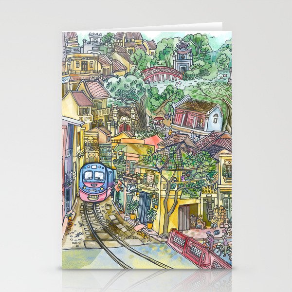 THE OLD QUARTER HANOI Stationery Cards