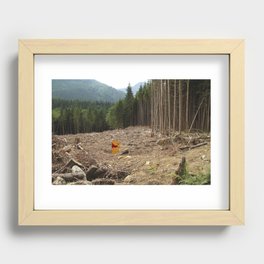 The Hundred Acre Deforestation Recessed Framed Print