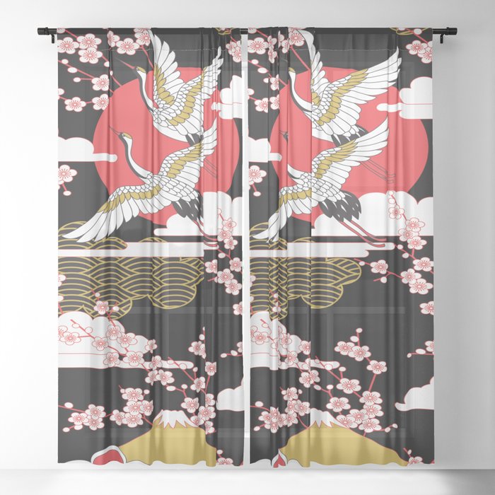 Asian Design 2 Sheer Curtain By Gypsykisspotography Asian Design 2 Sheer Curtain By Gypsykisspotography