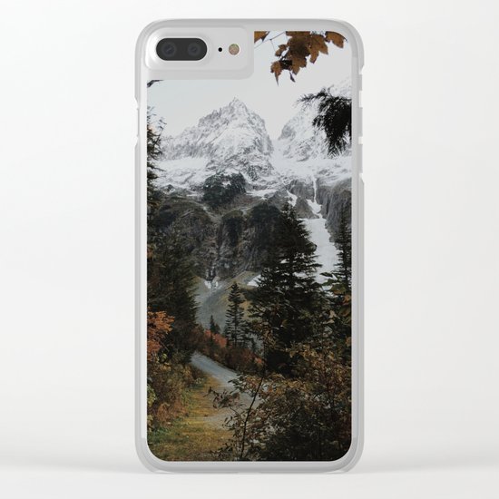 Cascade River Rd Clear iPhone Case
