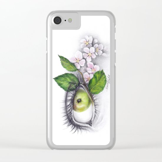 Apple of my eye Clear iPhone Case