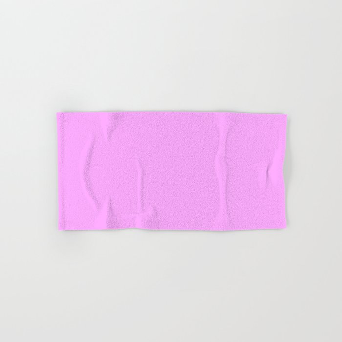 Monochrome pink 255-170-255 Hand & Bath Towel