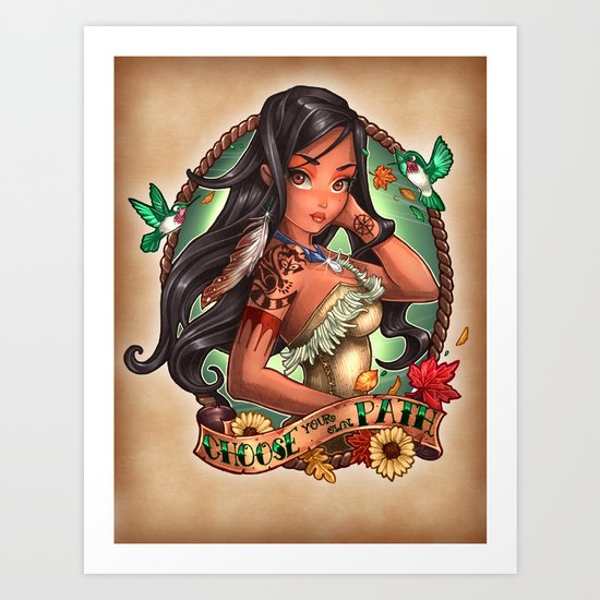 Choose Your Own Path Art Print