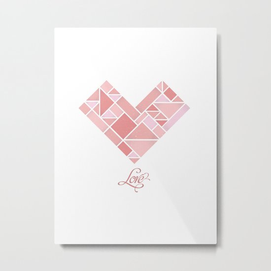 Love Shapes Metal Print