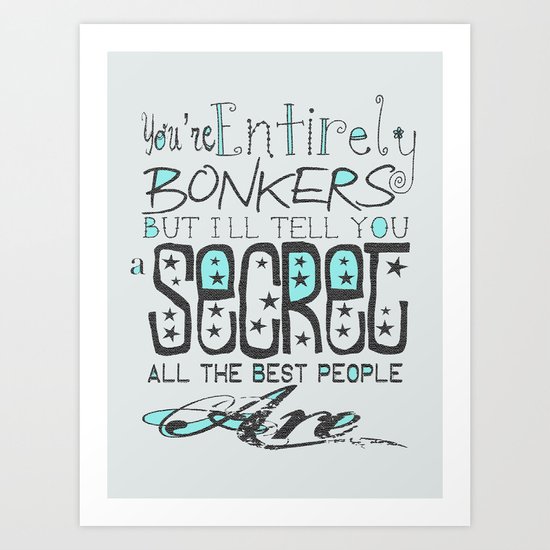 Bonkers Art Print