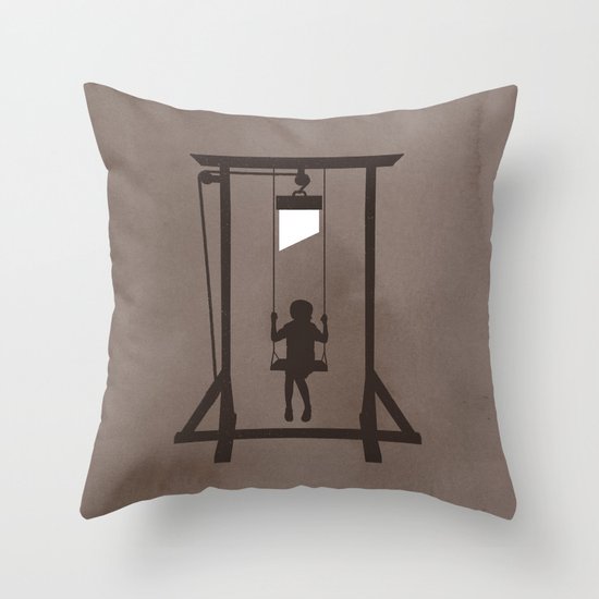 Swing Blade Throw Pillow