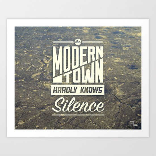 The Modern Town Art Print
