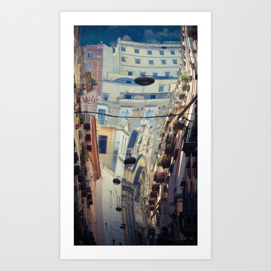 Napoli street Art Print