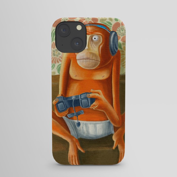 Monkey play iPhone Case