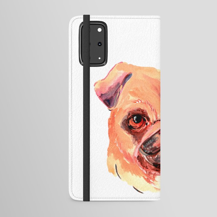 Pug wallet top phone case