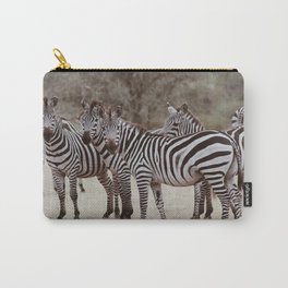 Serengeti zebras Carry-All Pouch