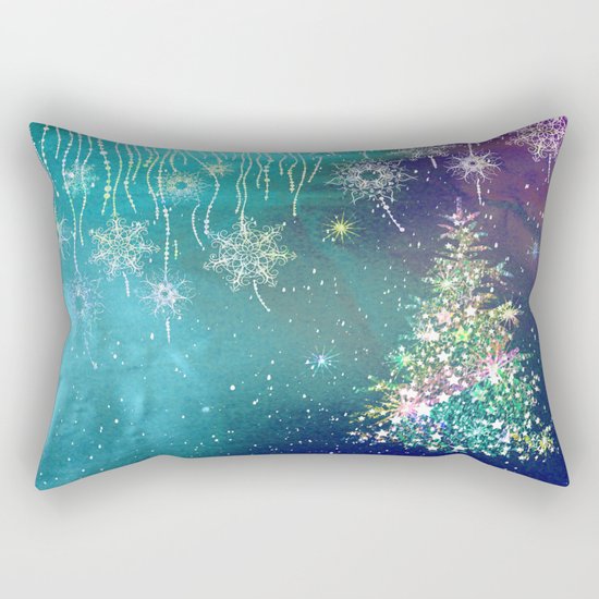 Winter Design QR Rectangular Pillow