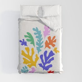Matisse Poster - Vibrant Leaves cut-outs Duvet Cover