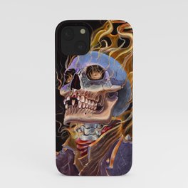 My Ghost Rider - Spirit of Vengeance Portrait: in Memory of Stan Lee iPhone Case