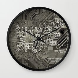 Circuit Board 1 Wall Clock