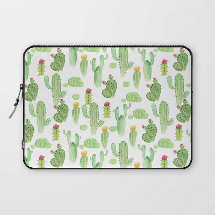 Cactus Pattern Laptop Sleeve