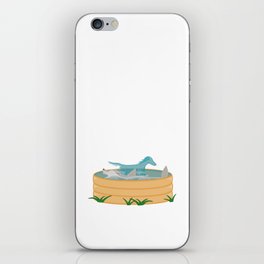 Puppy Pool Party iPhone Skin